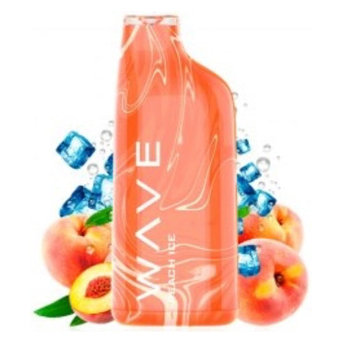 Peach Ice Wave 800 20mg Disposable Pod (Bud Vape)