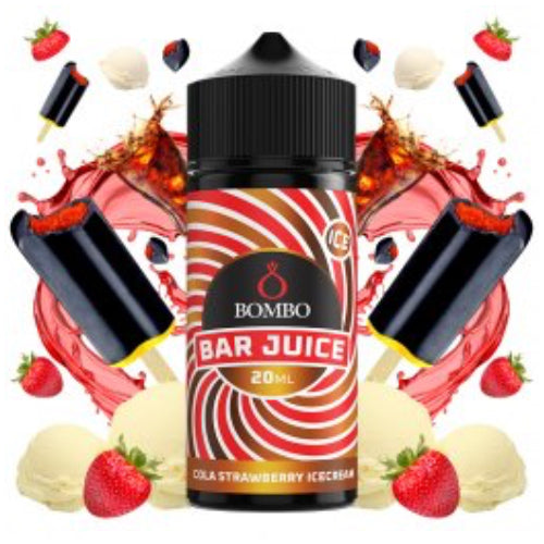 Cola Strawberry Ice Cream 20ml Longfill Bombo Bar Juice