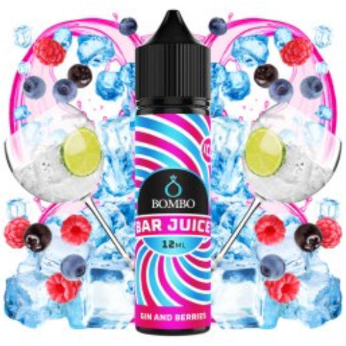 Gin & Berries Ice 12ml Longfill Bombo Bar Juice