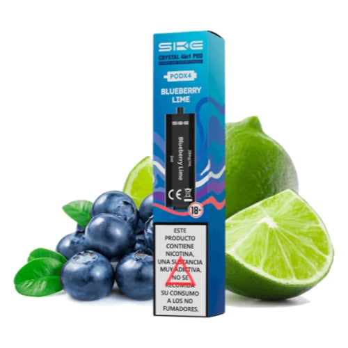 Crystal 4 in 1 Prefilled Pod Blueberry Lime SKE