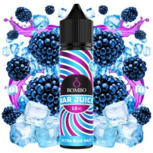 Ultra Blue Razz Ice 12ml Longfill Bombo Bar Juice