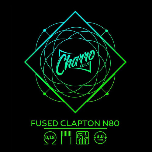 Resistencia Charro Coils Dual Fused Clapton N80
